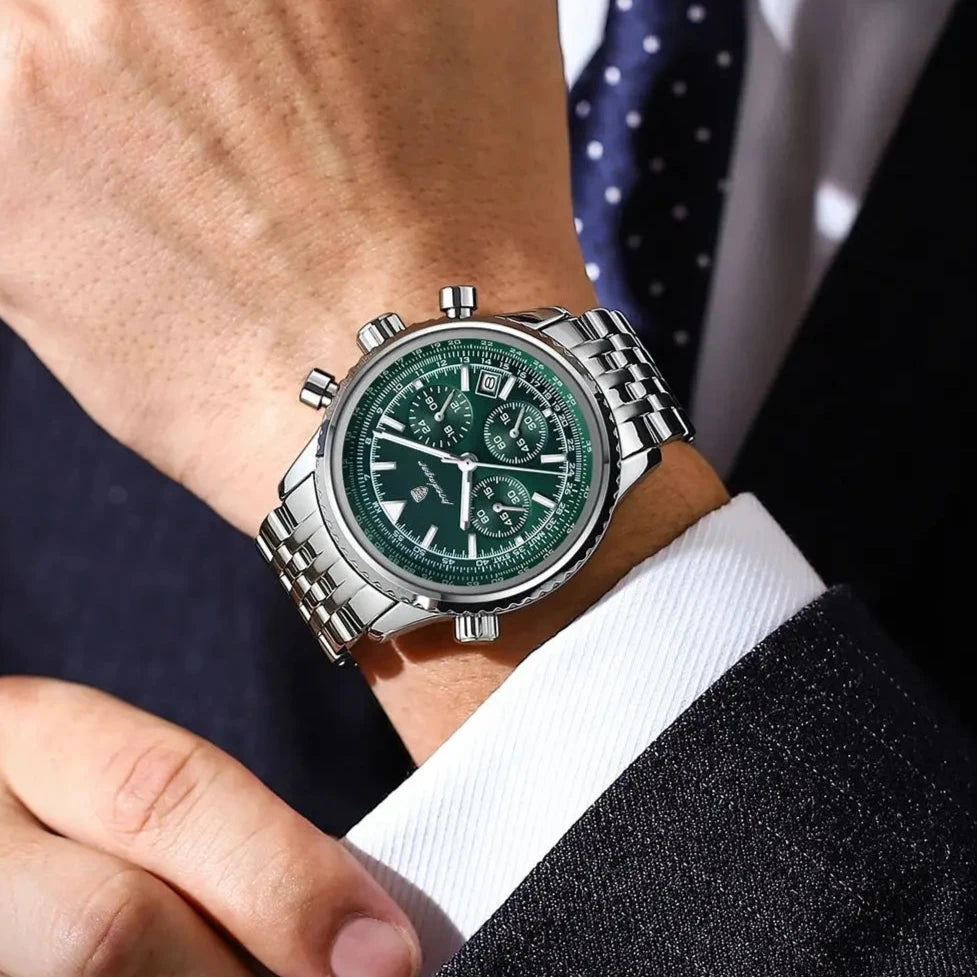 BARENIO STAINLESS STEEL MILITARY WATCH (BUY 1 GET 1 FREE)
