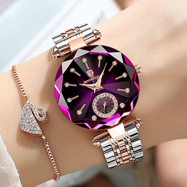 Barenio Women’s Luxury Diamond Watch (Buy 1 Get 1 Free)