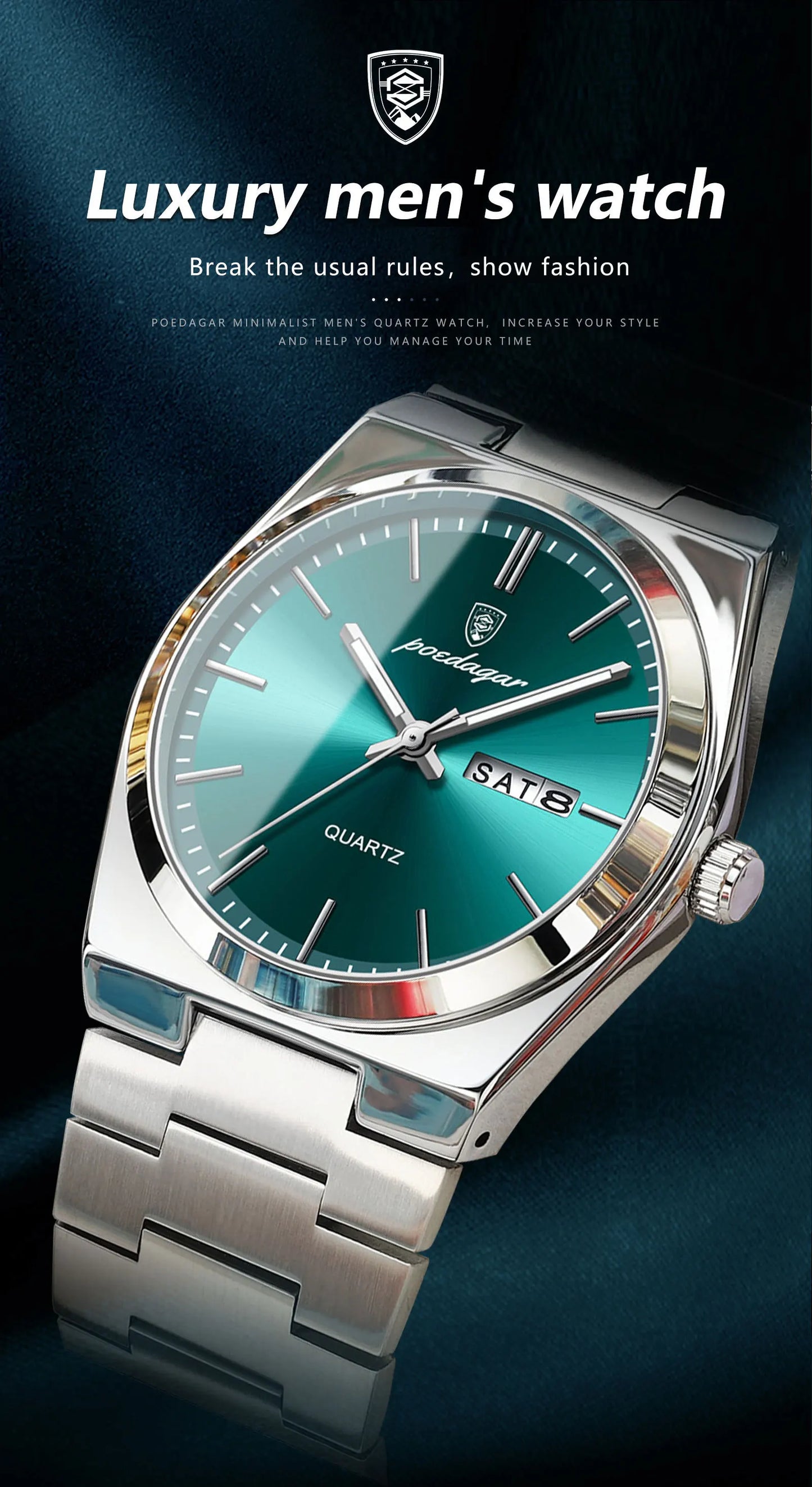 BARENIO STAINLESS STEEL TRX WATCH (BUY 1 GET 1 FREE)