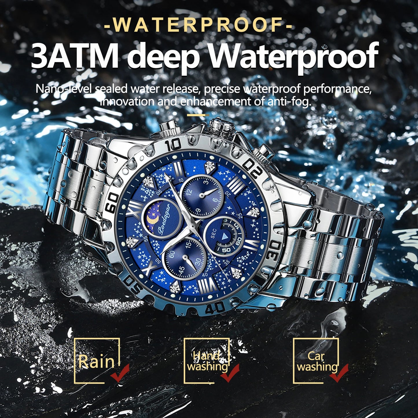 Barenio Sentinel Chrono Watch (BUY 1 GET 1 FREE)