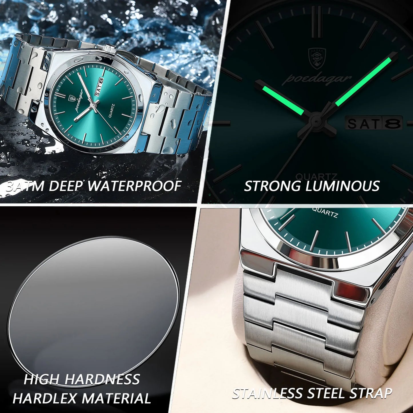 BARENIO STAINLESS STEEL TRX WATCH (BUY 1 GET 1 FREE)