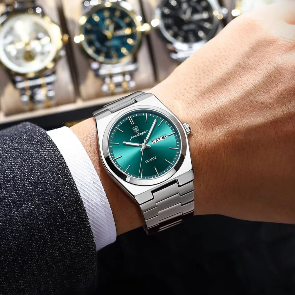 BARENIO STAINLESS STEEL TRX WATCH (BUY 1 GET 1 FREE)