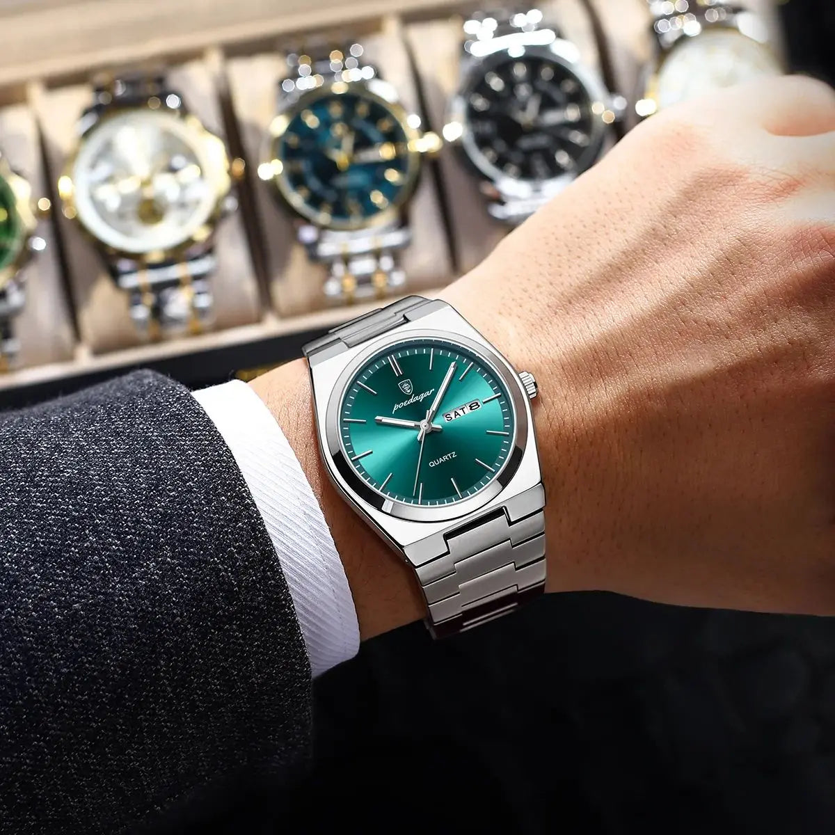 BARENIO STAINLESS STEEL TRX WATCH (BUY 1 GET 1 FREE)