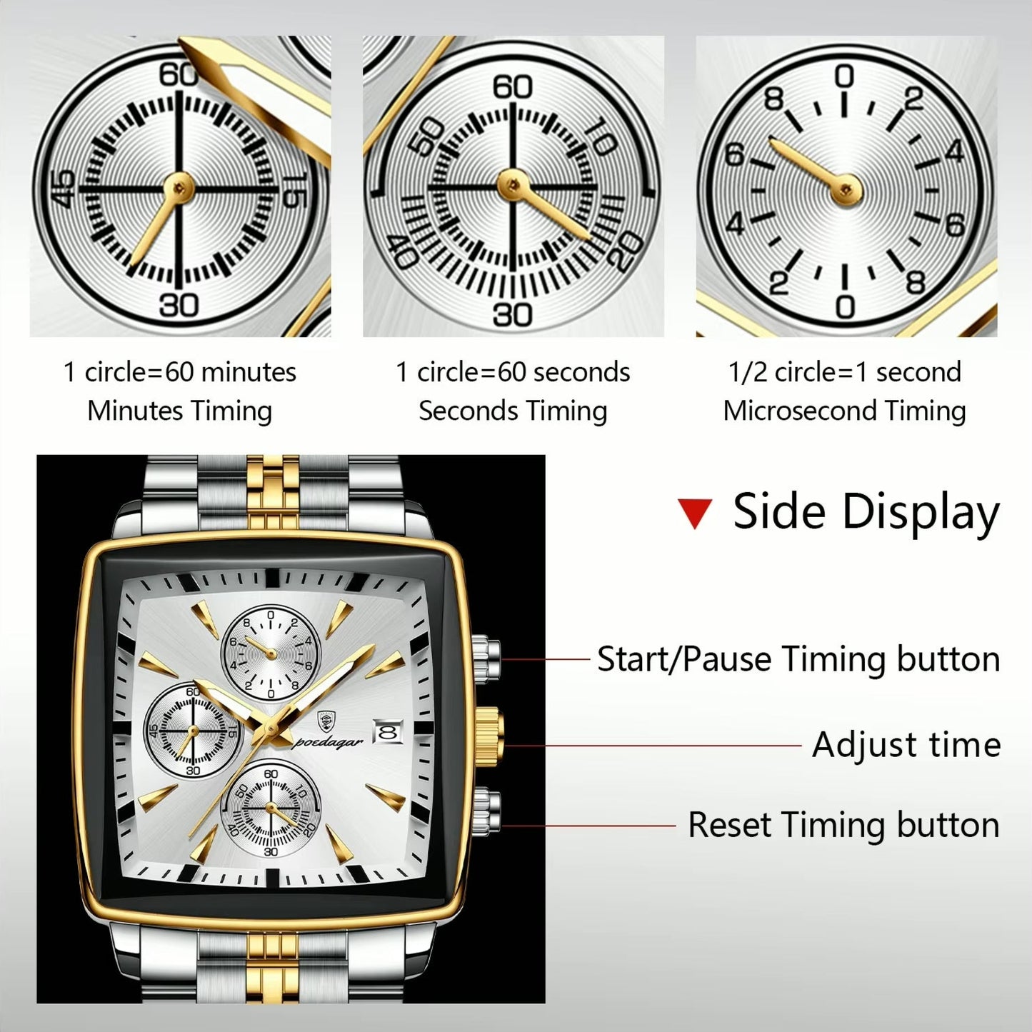 Barenio Vanguard Chrono Watch (BUY 1 GET 1 FREE)