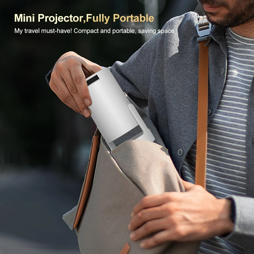 CineDream Portable Smart Hub HD Projector + Free Wireless Noise Cancelling Ear Buds