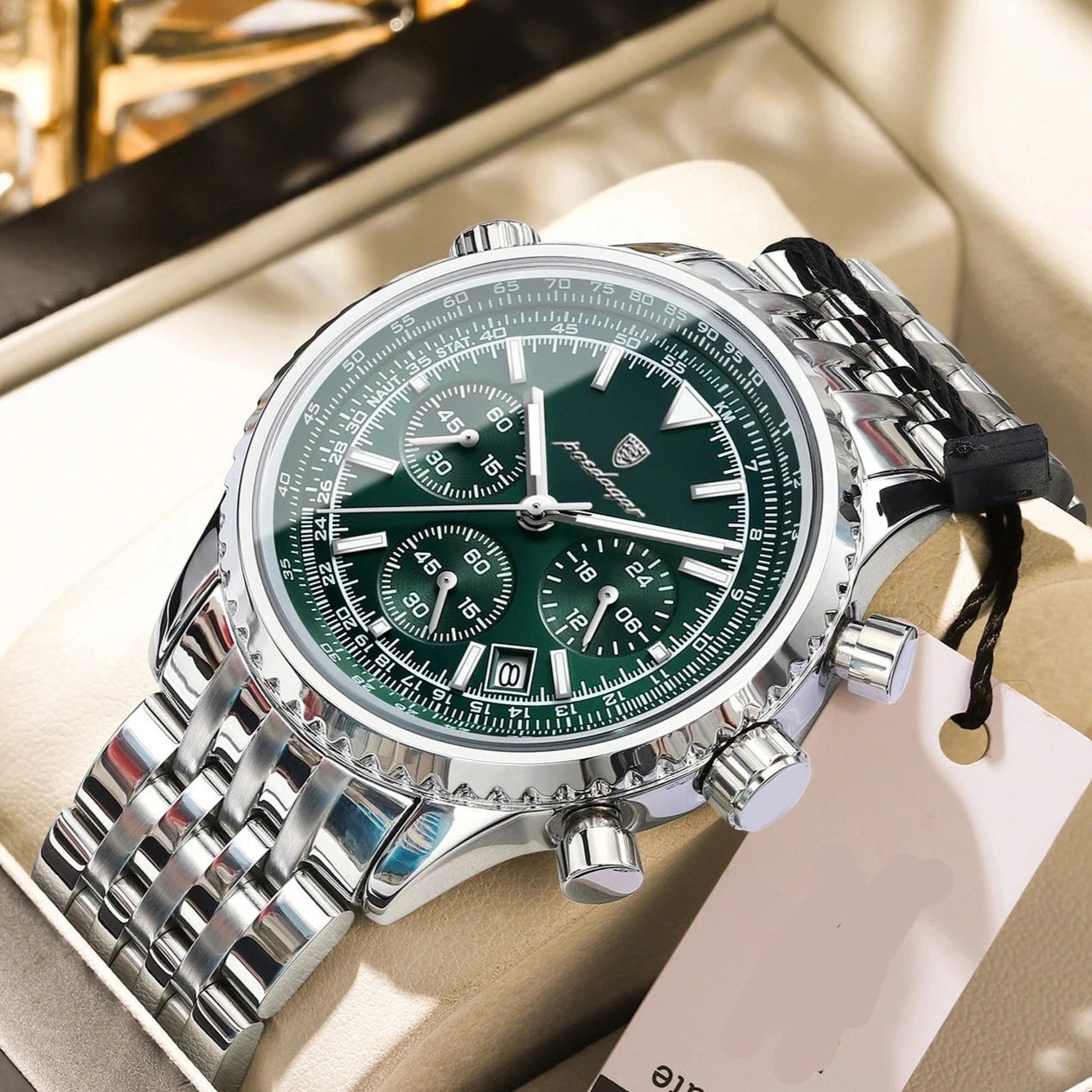 BARENIO STAINLESS STEEL MILITARY WATCH (BUY 1 GET 1 FREE)