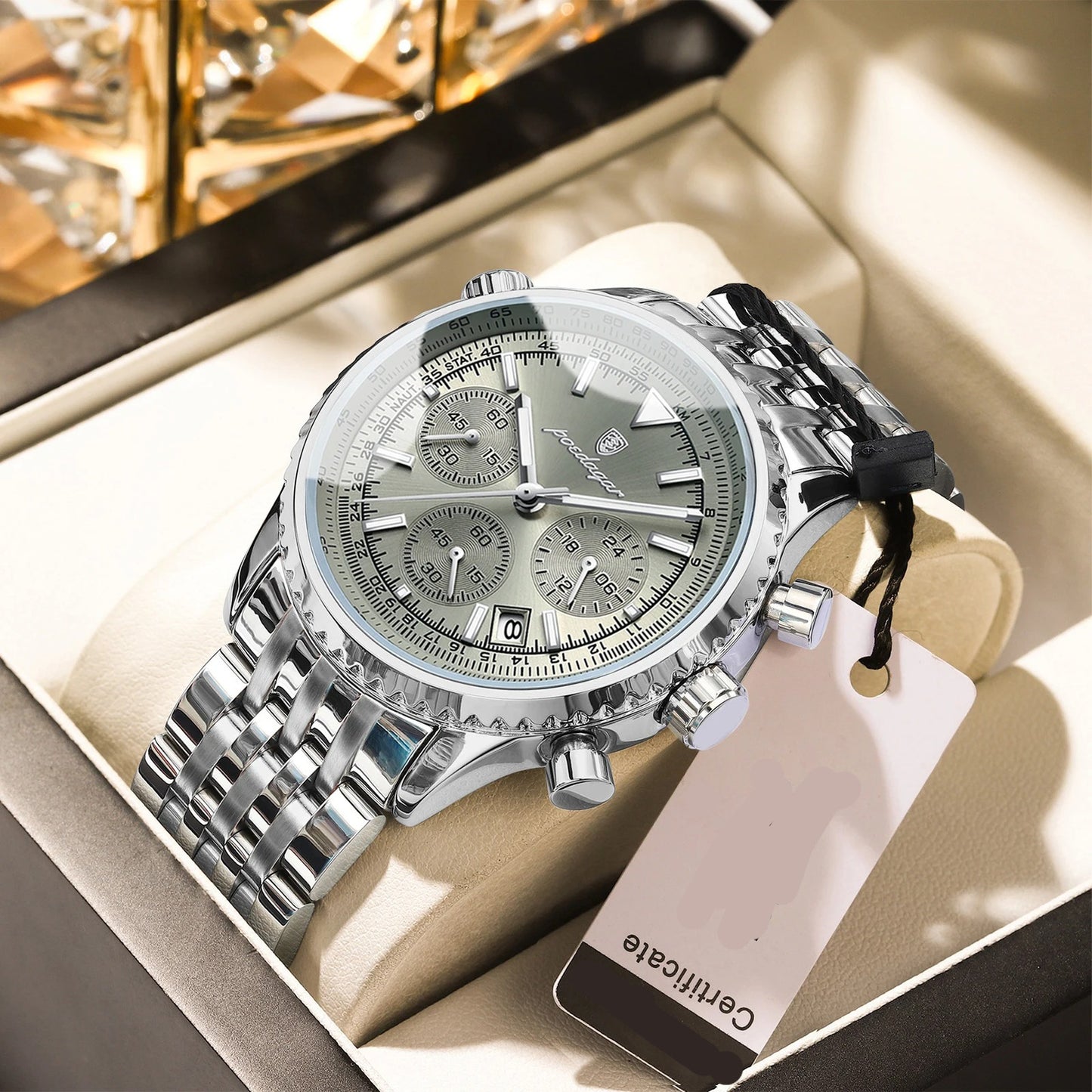 BARENIO STAINLESS STEEL MILITARY WATCH (BUY 1 GET 1 FREE)