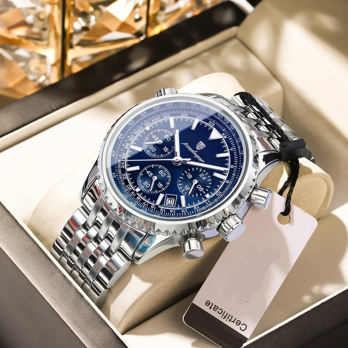 BARENIO STAINLESS STEEL MILITARY WATCH (BUY 1 GET 1 FREE)