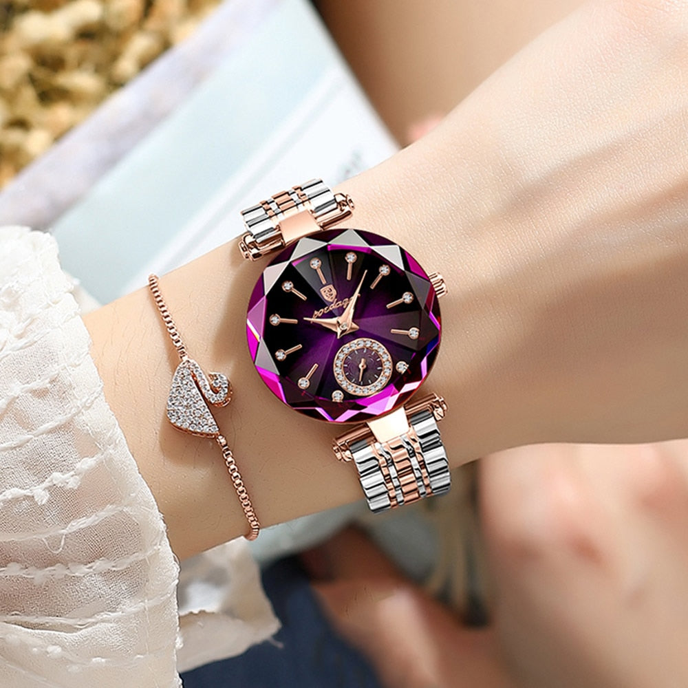 Barenio Women’s Luxury Diamond Watch (Buy 1 Get 1 Free)