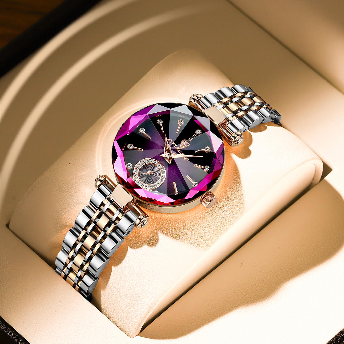 Barenio Women’s Luxury Diamond Watch (Buy 1 Get 1 Free)