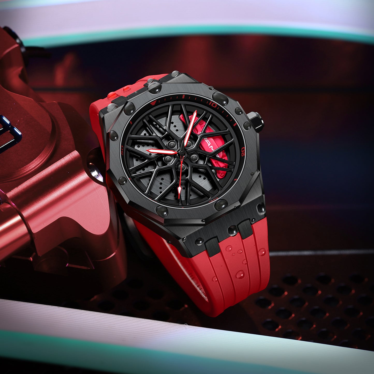 Barenio Spinning Car Rim Watch - i8 + G55 Edition