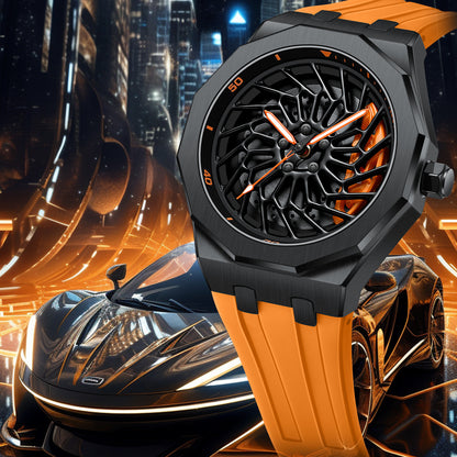 Barenio Spinning Car Rim Watch - i8 + G55 Edition