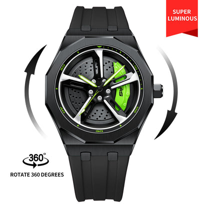 Barenio SPINNING CAR RIM WATCH - SUPERCAR COLLECTION