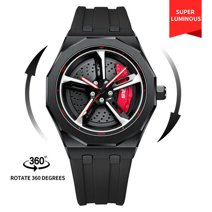 Barenio SPINNING CAR RIM WATCH - SUPERCAR COLLECTION