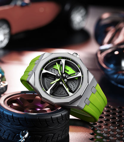 Barenio SPINNING CAR RIM WATCH - SUPERCAR COLLECTION