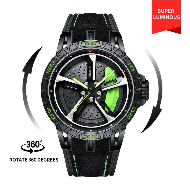 Barenio SPINNING CAR RIM WATCH - RS7 2ND GEN