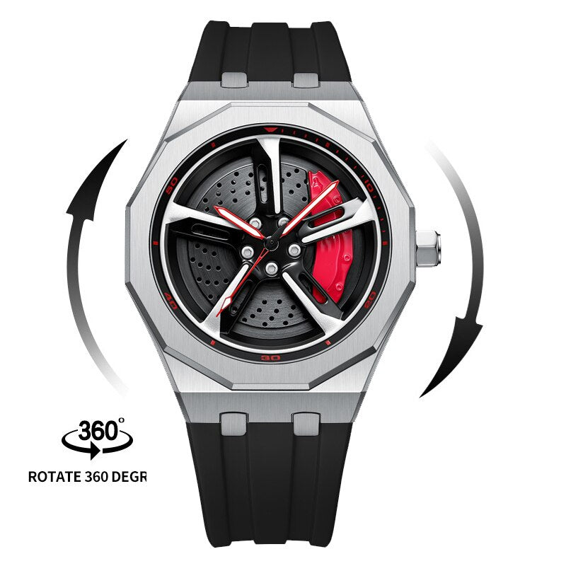 Barenio SPINNING CAR RIM WATCH - RS7 2ND GEN