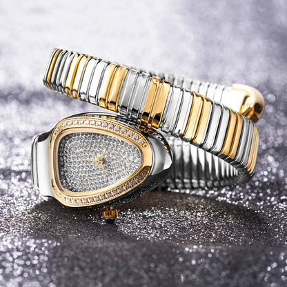 Barenio Luxury Diamond Serpent Watch