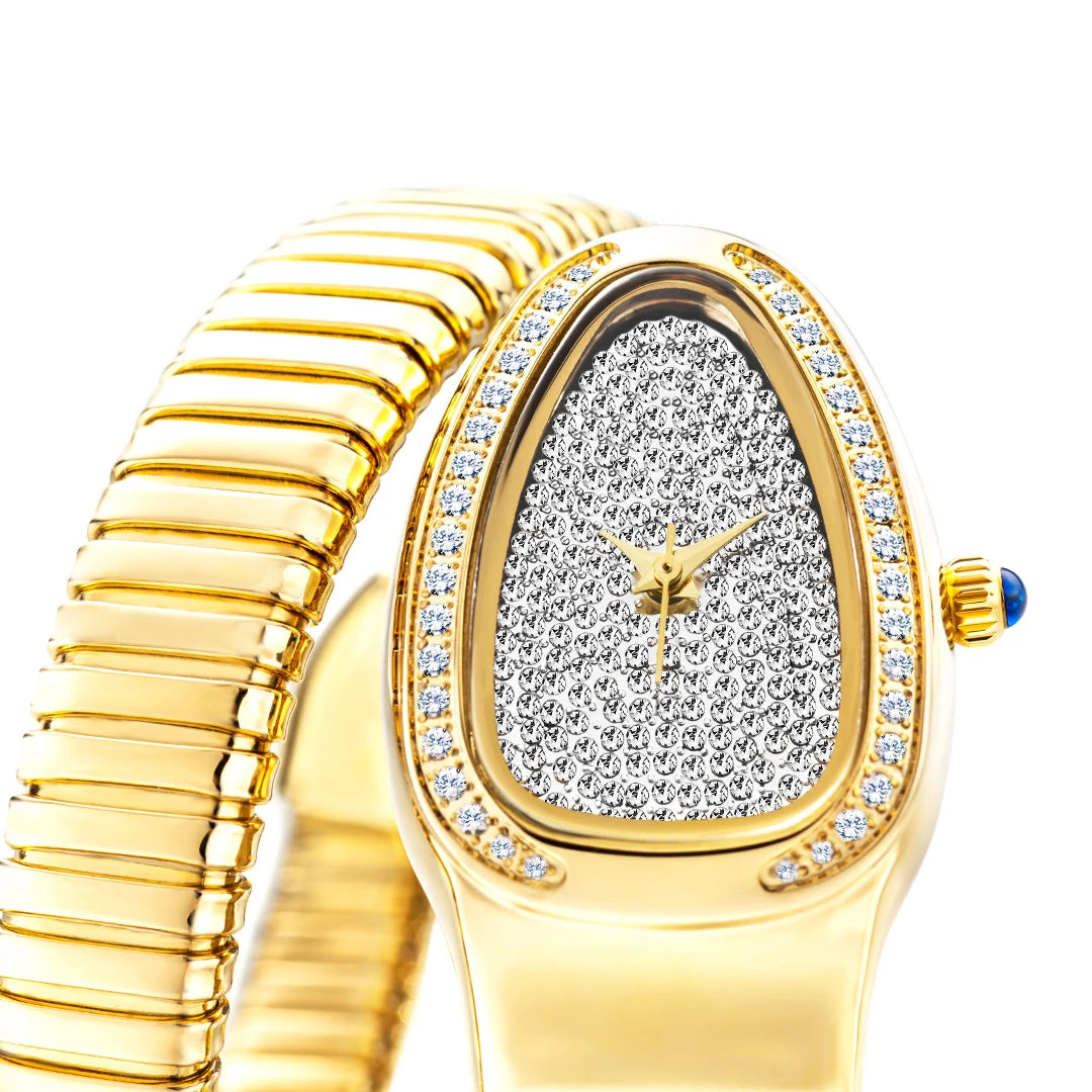 Barenio Luxury Diamond Serpent Watch