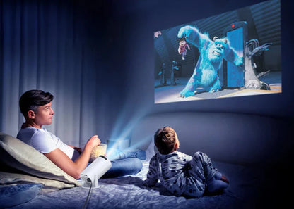 CineDream Portable Smart Hub HD Projector + Free Wireless Noise Cancelling Ear Buds