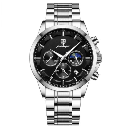 Barenio Luxury Steel Chronograph Watch