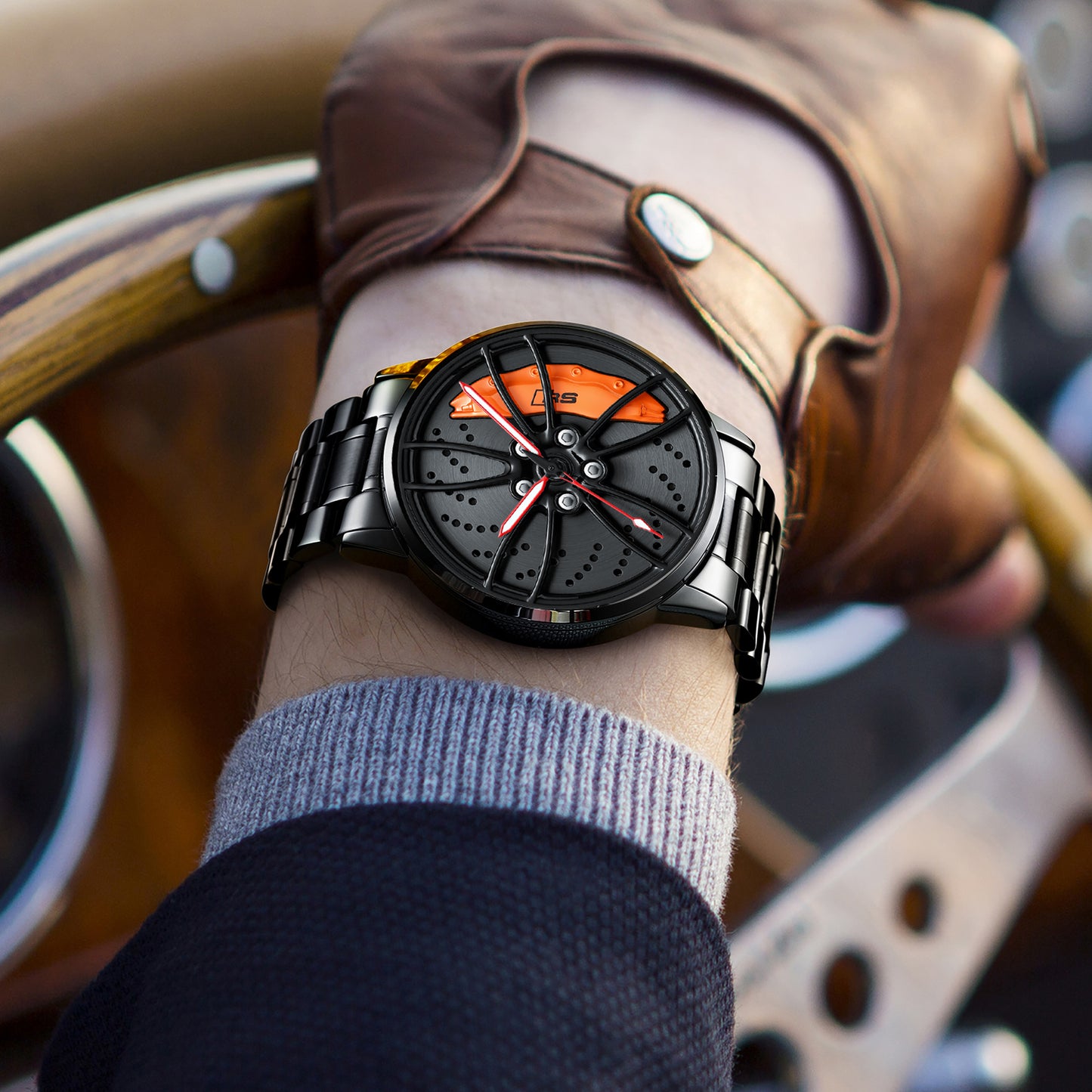 Barenio SPINNING CAR RIM WATCH - SUPERCAR COLLECTION