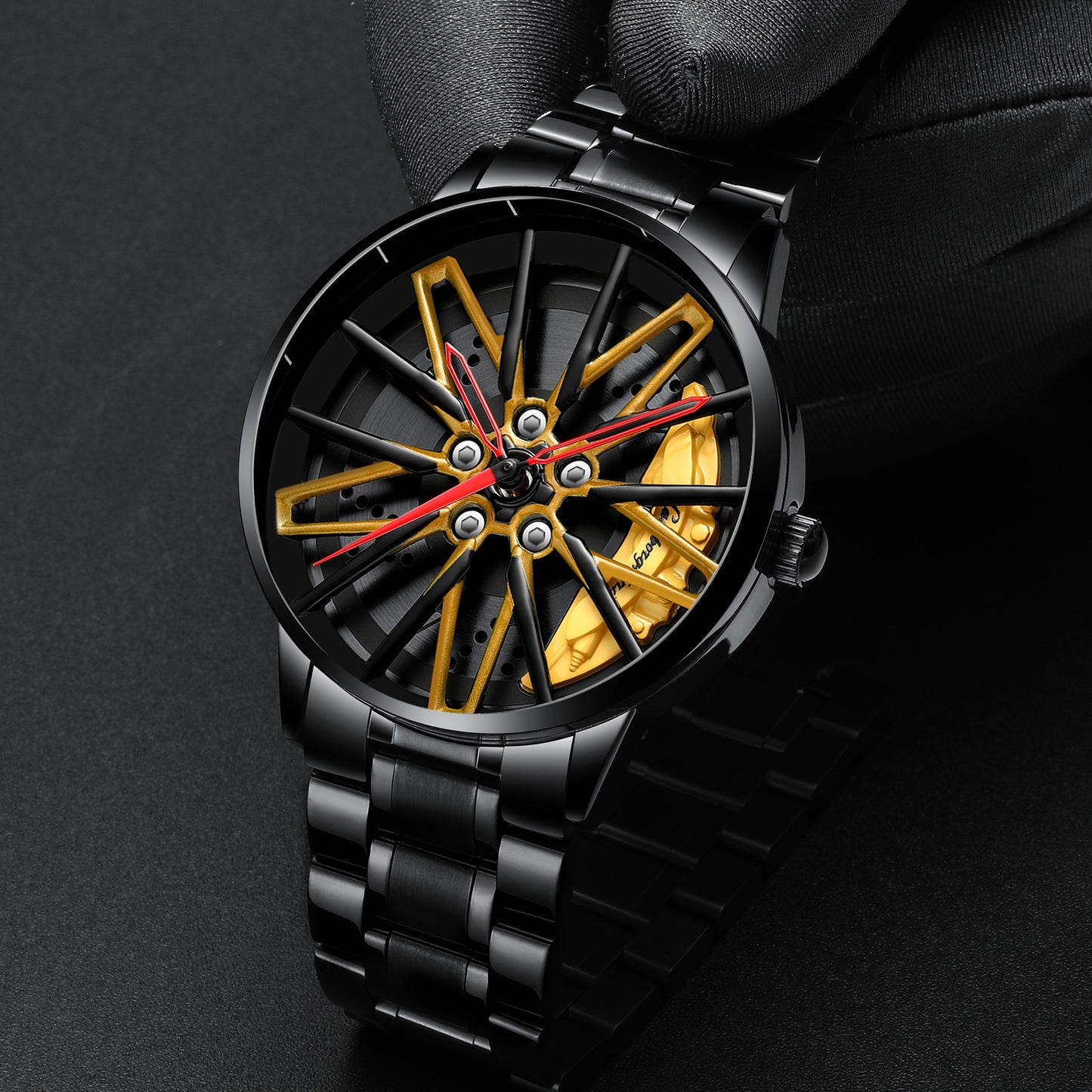 Barenio SPINNING CAR RIM WATCH - SUPERCAR COLLECTION