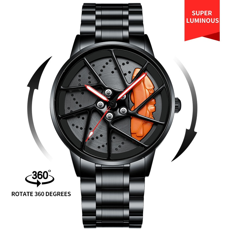 Barenio SPINNING CAR RIM WATCH - SUPERCAR COLLECTION