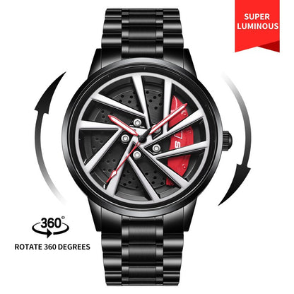 Barenio SPINNING CAR RIM WATCH - SUPERCAR COLLECTION