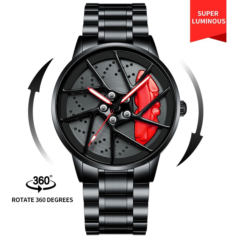 Barenio SPINNING CAR RIM WATCH - SUPERCAR COLLECTION