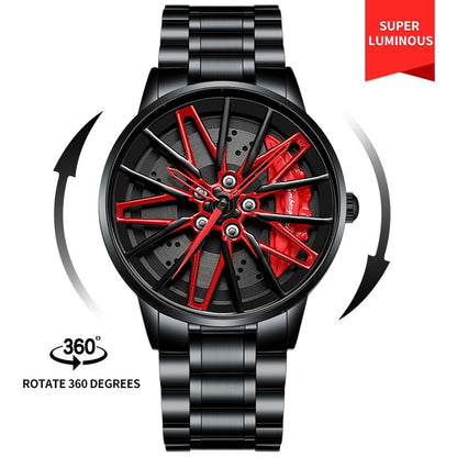 Barenio SPINNING CAR RIM WATCH - SUPERCAR COLLECTION