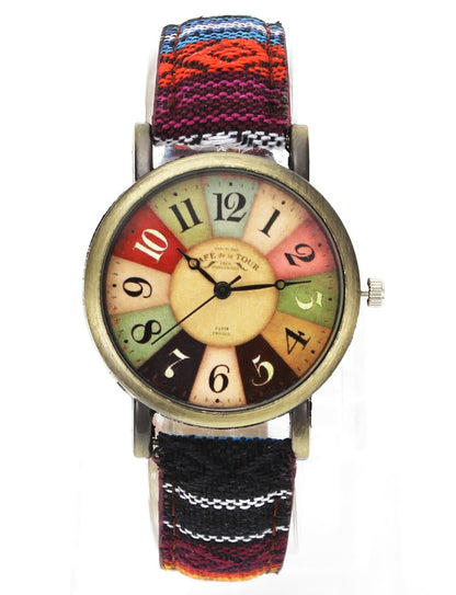 Barenio Rainbow Pattern Watch