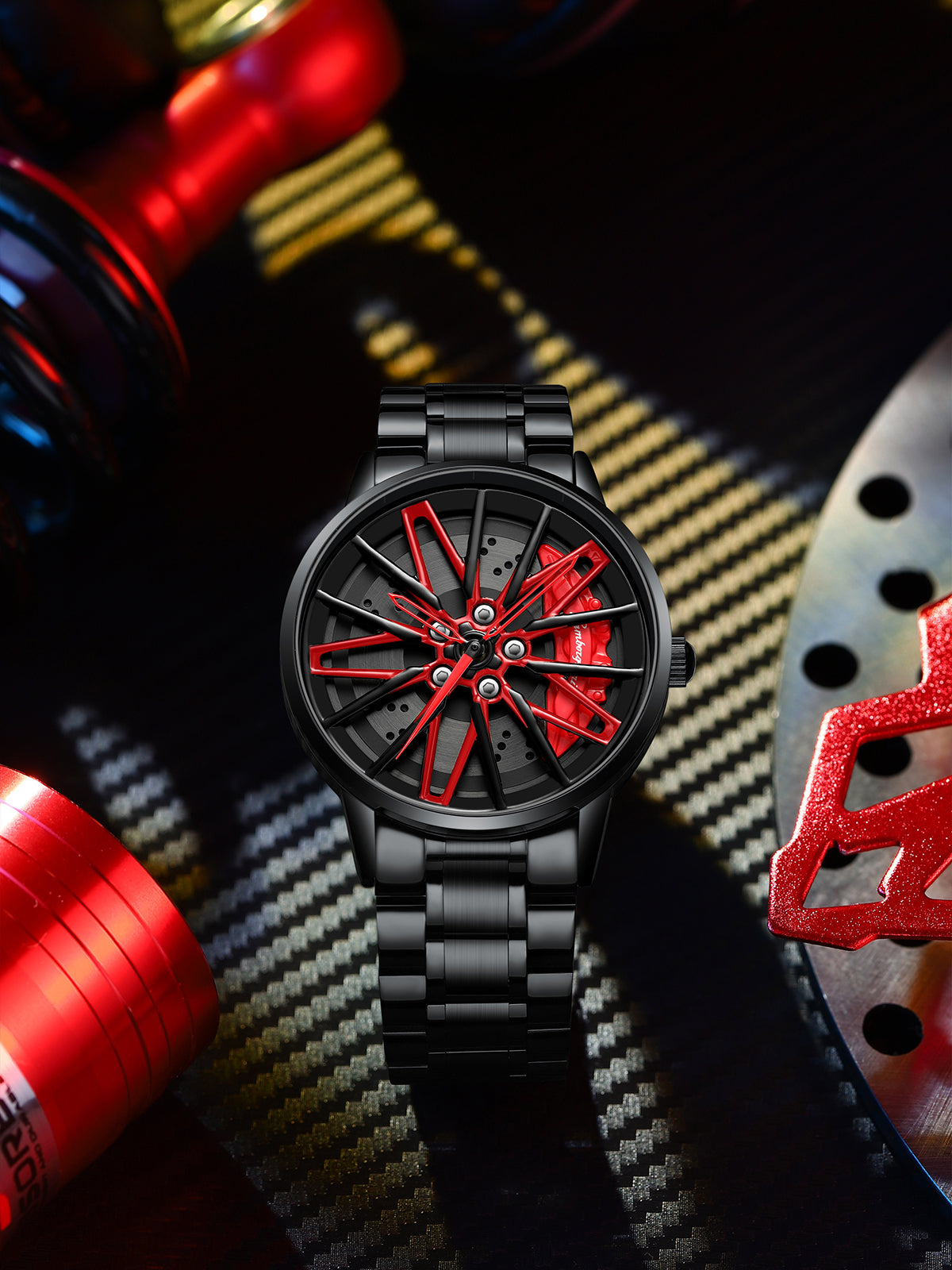 Barenio SPINNING CAR RIM WATCH - SUPERCAR COLLECTION