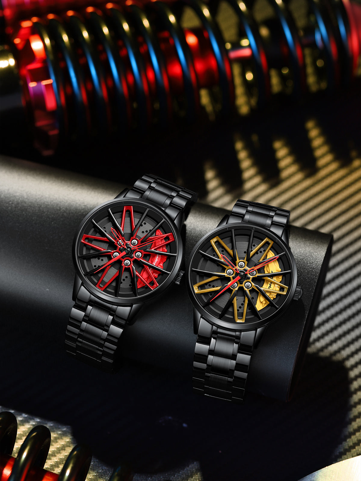 Barenio SPINNING CAR RIM WATCH - SUPERCAR COLLECTION