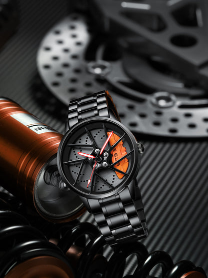 Barenio SPINNING CAR RIM WATCH - SUPERCAR COLLECTION