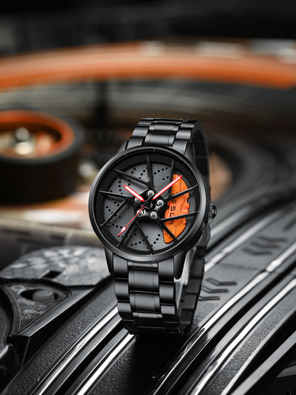 Barenio SPINNING CAR RIM WATCH - SUPERCAR COLLECTION