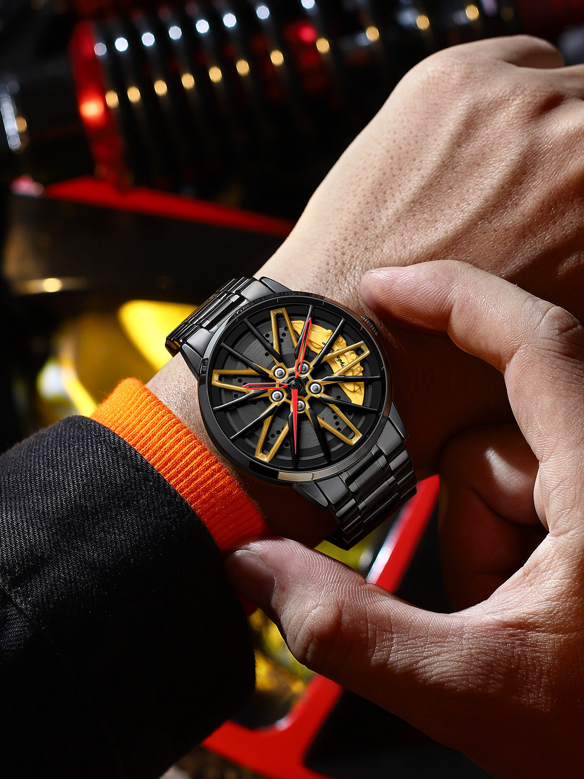 Barenio SPINNING CAR RIM WATCH - SUPERCAR COLLECTION