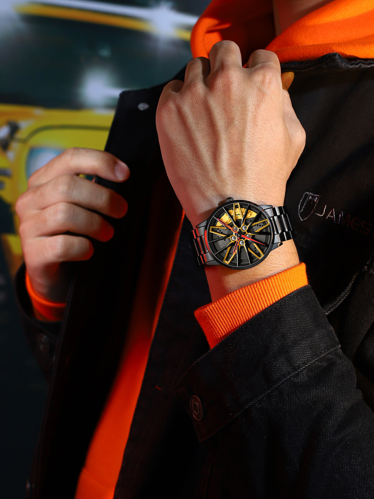 Barenio SPINNING CAR RIM WATCH - SUPERCAR COLLECTION