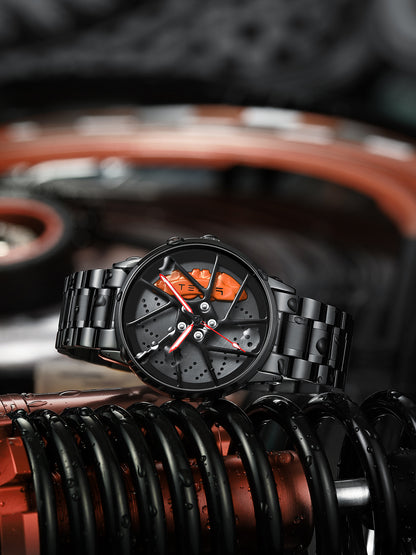 Barenio SPINNING CAR RIM WATCH - SUPERCAR COLLECTION