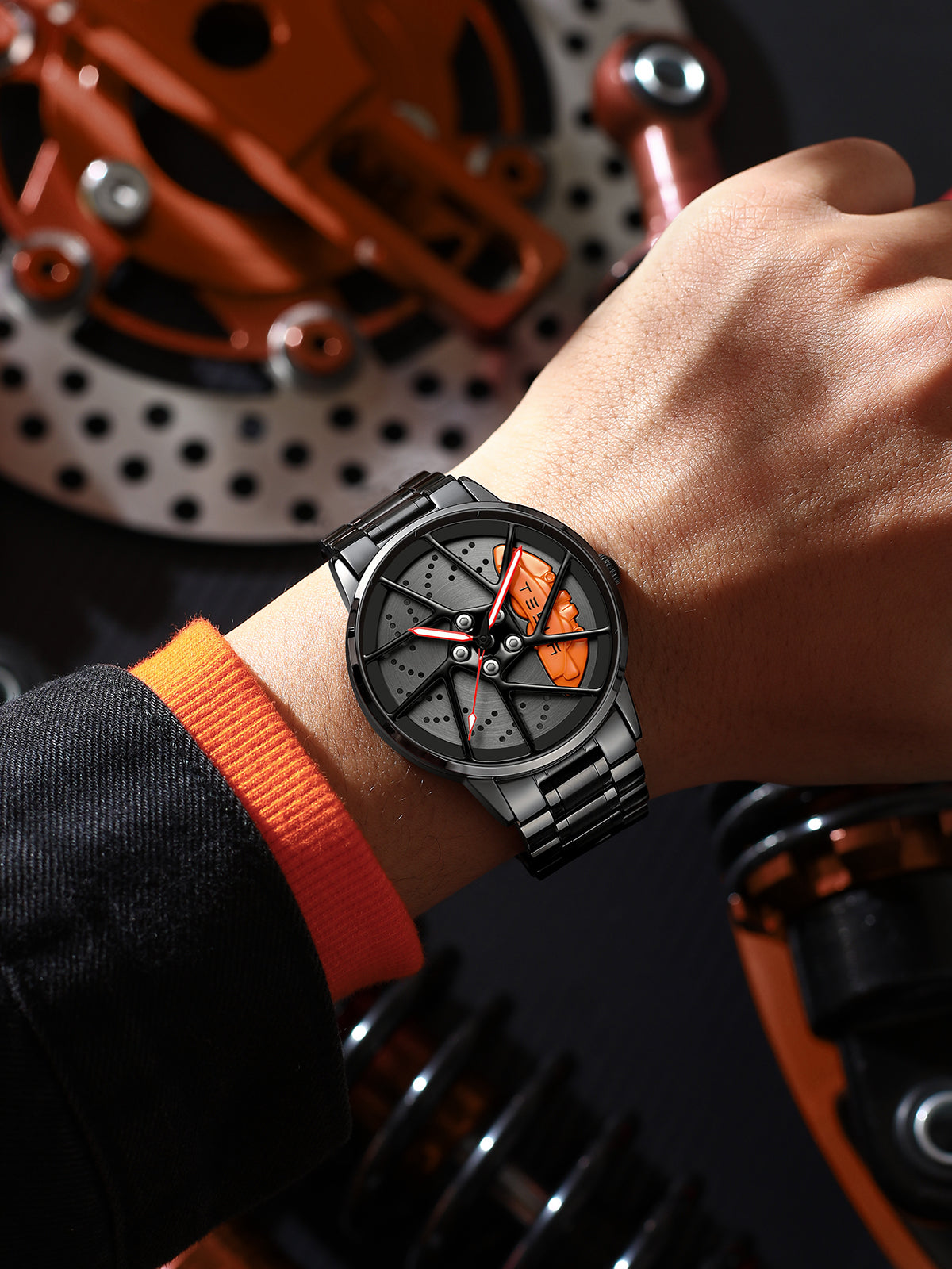 Barenio SPINNING CAR RIM WATCH - SUPERCAR COLLECTION