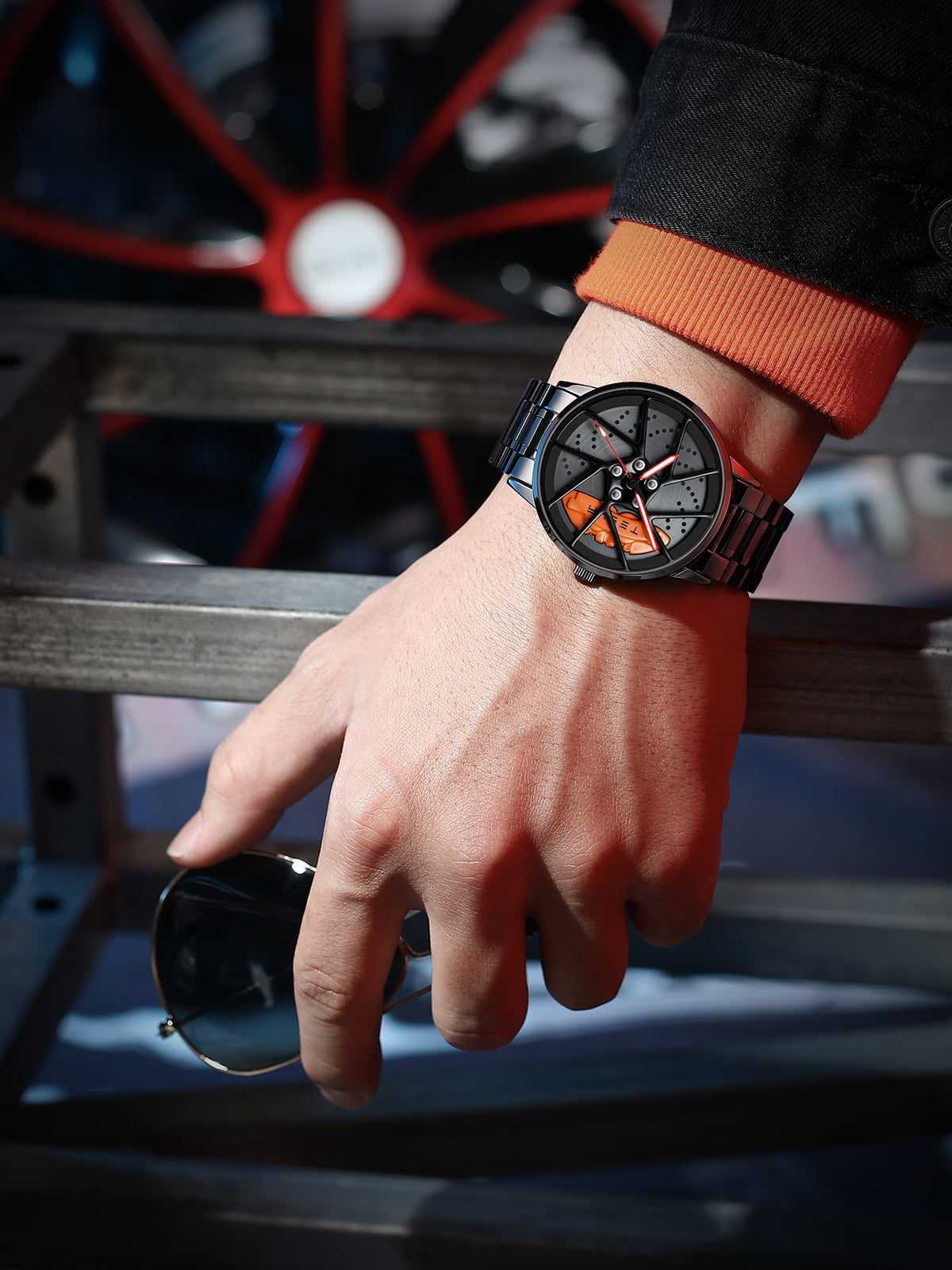 Barenio SPINNING CAR RIM WATCH - SUPERCAR COLLECTION