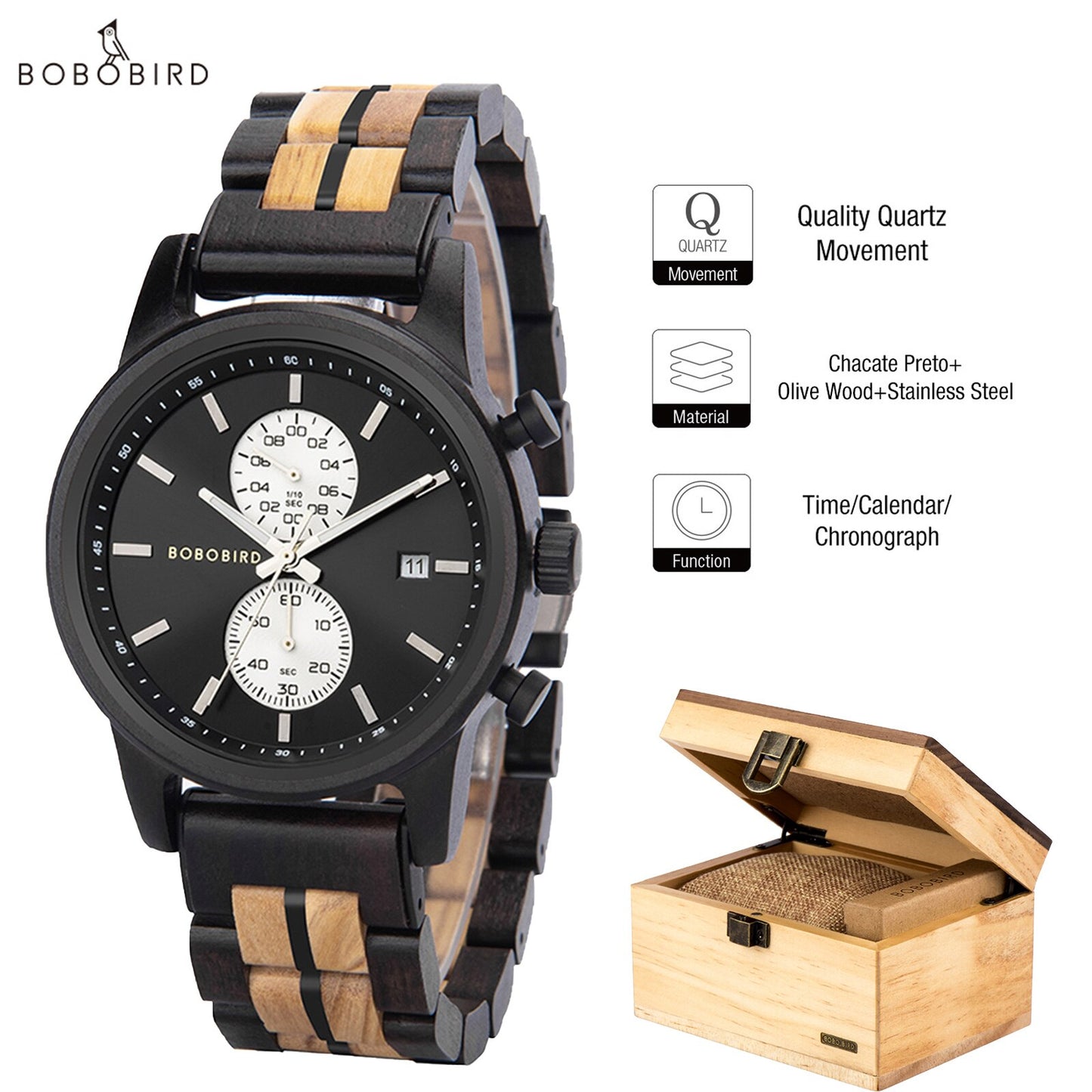 Barenio Luxury Wooden Watch