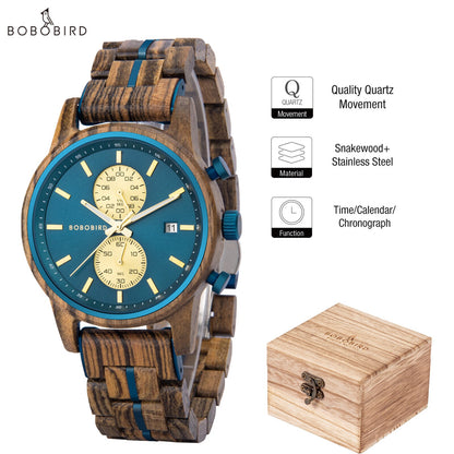 Barenio Luxury Wooden Watch