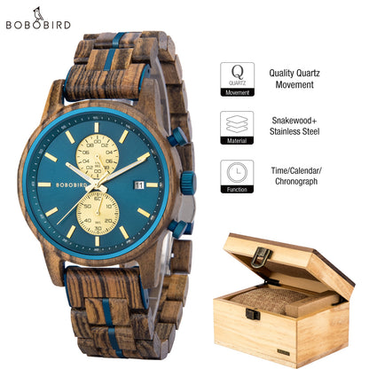 Barenio Luxury Wooden Watch