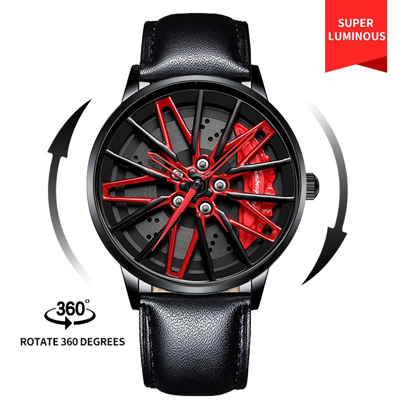 Barenio SPINNING RIM WATCH - LAMBO SVJ EDITION