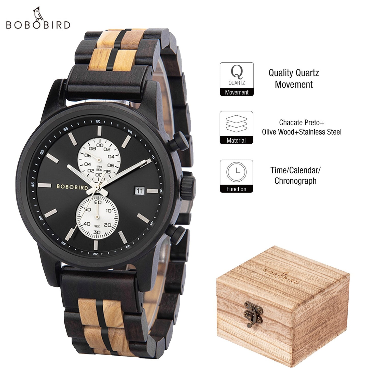 Barenio Luxury Wooden Watch