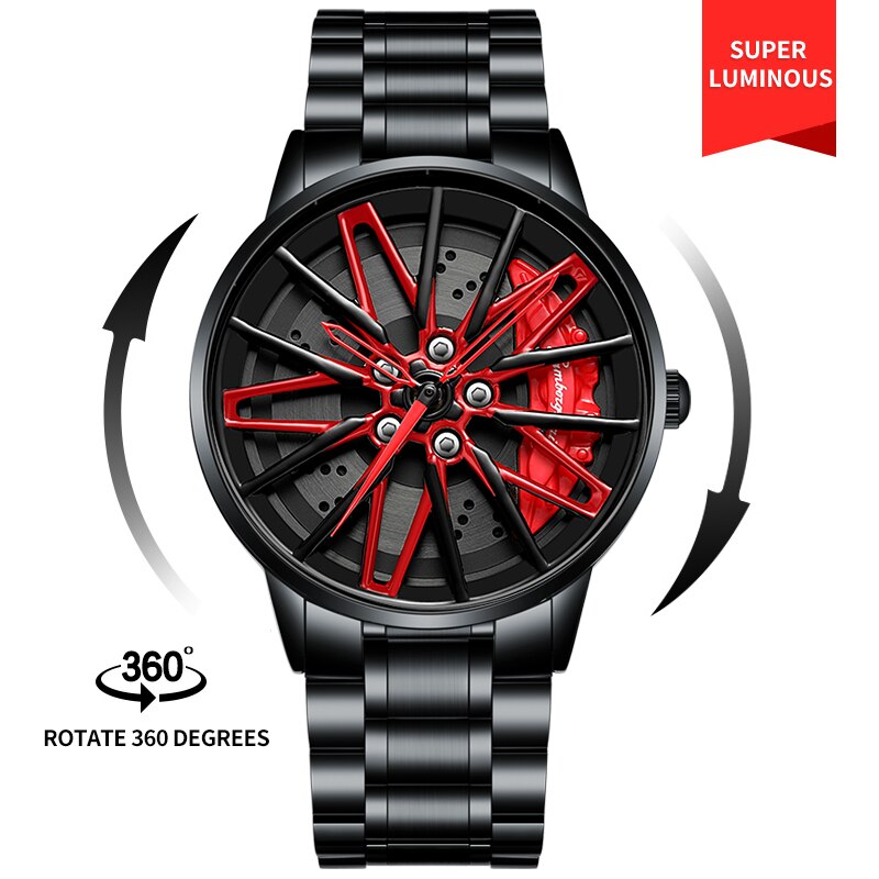 Barenio SPINNING RIM WATCH - LAMBO SVJ EDITION