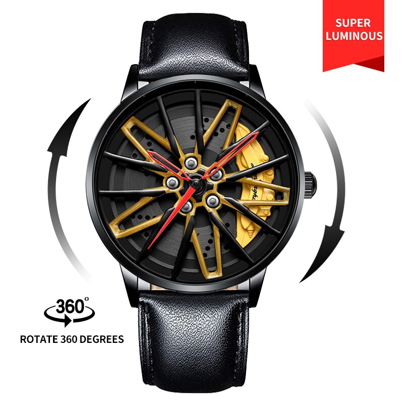 Barenio SPINNING RIM WATCH - LAMBO SVJ EDITION