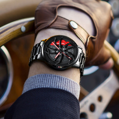 Barenio SPINNING CAR RIM WATCH - SUPERCAR COLLECTION