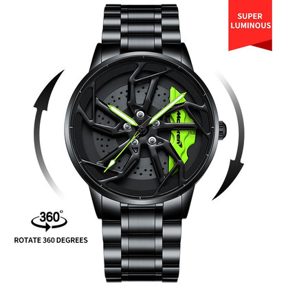 Barenio SPINNING CAR RIM WATCH - SUPERCAR COLLECTION